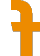 字母f用橙色表示